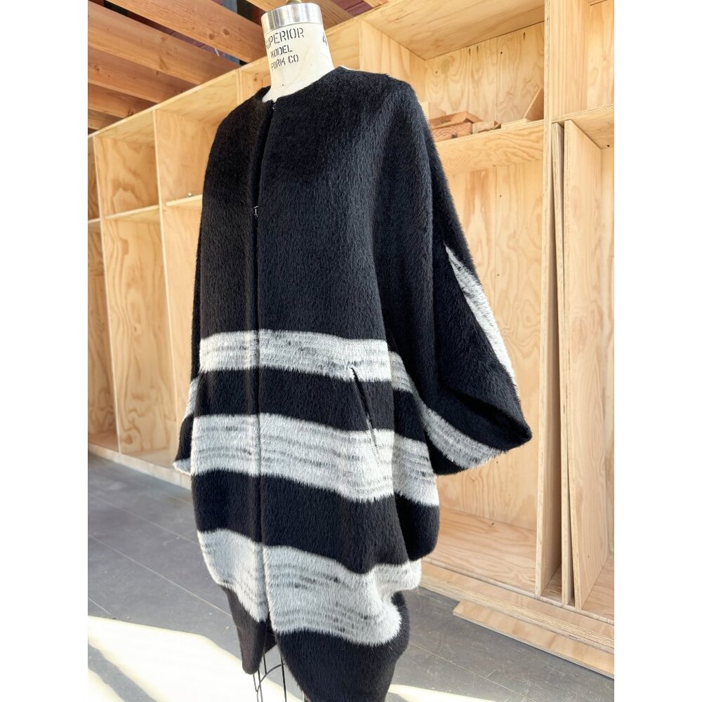 Zero + Maria Cornejo Koya Alpaca Cocoon Coat